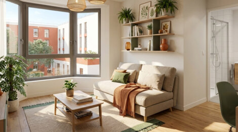 Programme immobilier neuf DOC SWEET HOME - Montpellier studios neufs pour internes et étudiants (34000) - Référence : 16805