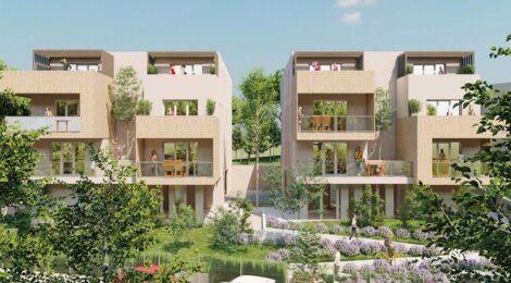 Programme immobilier neuf cote pinede - Nîmes : logements neufs 2 à 4 pièces dans un quartier boisé proche des commerces (30000) - Référence : 11287