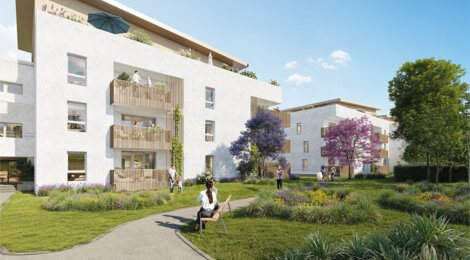 Programme immobilier neuf ELOGE DU PARC - Nîmes quartier résidentiel proche à pied du tramway T2 (30000) - Référence : 14778