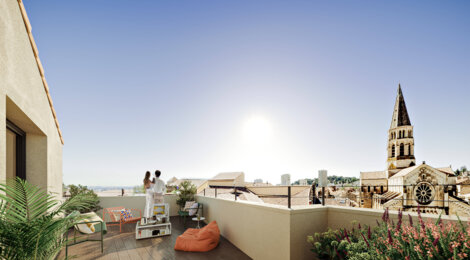 Programme immobilier neuf Villa Madeleine - NÎMES (30) - Nîmes : Résidence studio–T2 avec cadre historique et confort optimisé proche des commodités (30000) - Référence : 17645