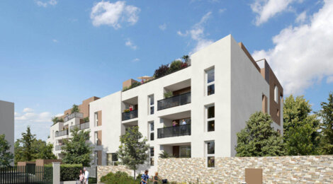 Programme immobilier neuf Les Terrasses du Colisée - Nîmes : Résidence T2–T4 avec cadre résidentiel et confort optimisé proche des commodités (30000) - Référence : 14734
