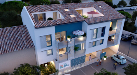 Programme immobilier neuf ALOHA - Palavas-les-Flots situation d’exception à deux pas de la plage (34250) - Référence : 15173