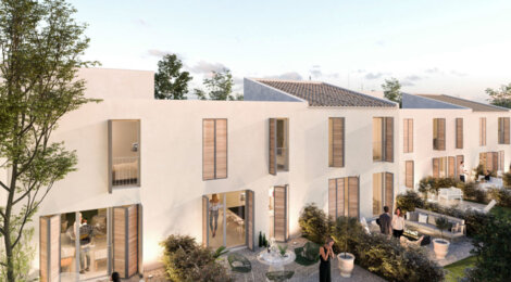 Programme immobilier neuf LE CLOS DES ETOILES - Pérols : maisons T4 neuves avec jardins, entre commerces et littoral (34470) - Référence : 2576