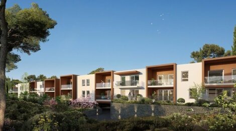 Programme immobilier neuf IN'SIDE - Prades-le-Lez : Résidence T2–T4 avec cadre verdoyant et accès rapide à Montpellier à 100 mètres du centre (34730) - Référence : 1086