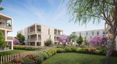 Programme immobilier neuf Confidences - Saint-Aunès : appartements neufs T2–T4 proche de Mauguio et Montpellier (34130) - Référence : 15078