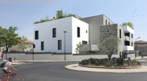 Programme immobilier neuf ELISA - Saint-Mathieu-de-Tréviers : résidences neuves avec terrasses et sécurité en centre-ville (34270) - Référence : 2835