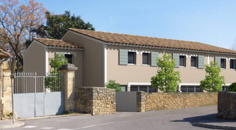 Programme immobilier neuf LES BASTIDES DES HORTS - Saussan : Résidence T3–T4 avec cadre provençal et confort familial proche des plages (34570) - Référence : 5417