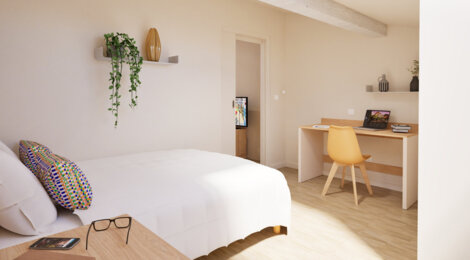 Programme immobilier neuf COEUR ETUDIANT - Sète résidence étudiante à proximité des Ecoles et pôle universitaire (34200) - Référence : 13957