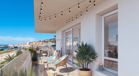 Programme immobilier neuf Bellevue saint-clair - Sète : Résidence T2–T4 avec cadre résidentiel et confort optimisé proche des commodités (34200) - Référence : 7221