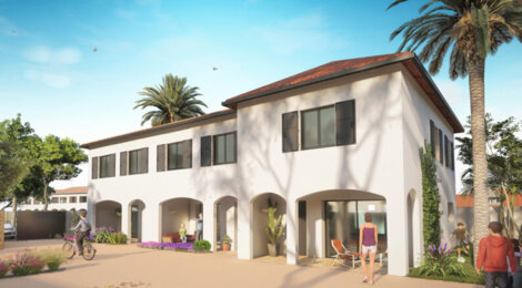 Programme immobilier neuf les arcades du rezil - Uchaud : villas neuves T4 en duplex dans un cadre naturel (30620) - Référence : 11679