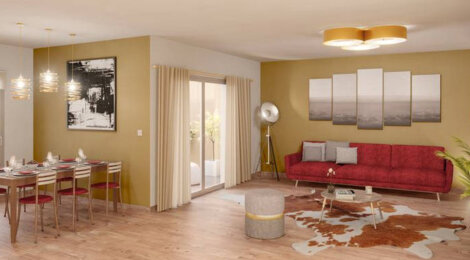 Programme immobilier neuf Lou Marques - Vendargues : Résidence T2–T4 avec cadre provençal et confort optimisé proche des commodités (34740) - Référence : 14622