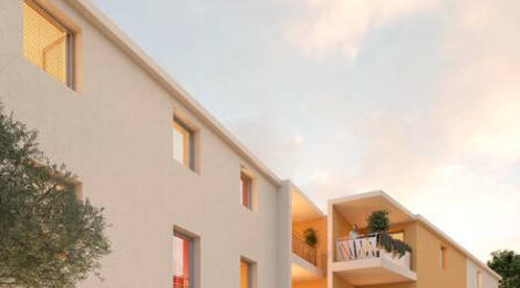 Programme immobilier neuf Lou Marques - Vendargues : Résidence T2–T4 avec cadre provençal et confort optimisé proche des commodités (34740) - Référence : 14622