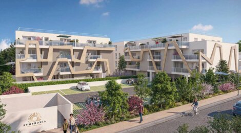 Programme immobilier neuf Symphonia - Vias au coeur du quartier Font Longue proche plage (34450) - Référence : 15171