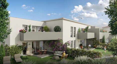 Programme immobilier neuf Villa soléa - Vic-la-Gardiole : logements neufs sécurisés et verdoyants proche des commodités (34110) - Référence : 15090