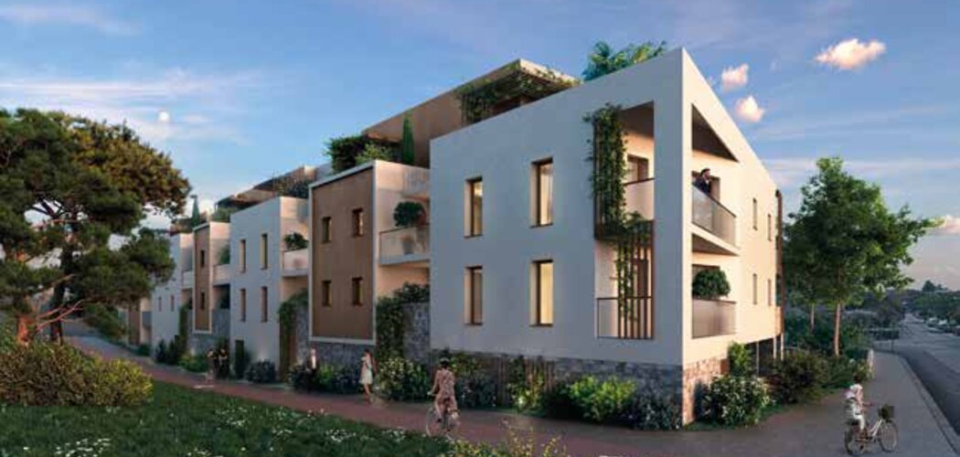 Programme immobilier neuf Natura - Agde, logements neufs et proximité transports en quartier résidentiel (34300) - Référence : 9101