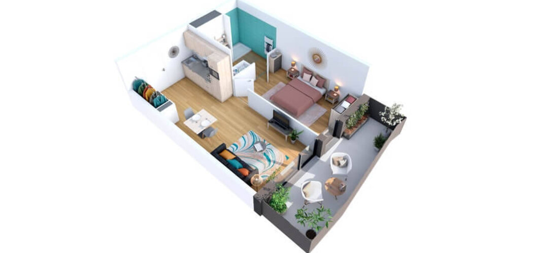 Programme immobilier neuf MIRABEL - Agde : Résidence seniors studio–T3 avec cadre apaisant et confort optimisé proche des commodités (34300) - Référence : 6801