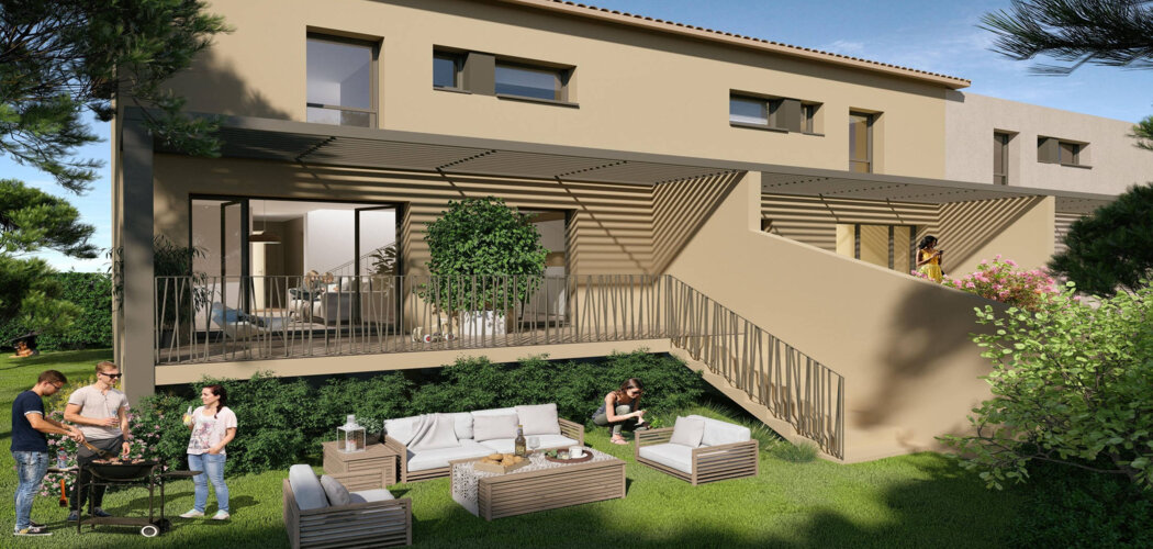 Programme immobilier neuf VILLAS INTI - Aigues-Mortes : logements neufs modulables avec jardin privatif proche du centre-ville (30220) - Référence : 10739