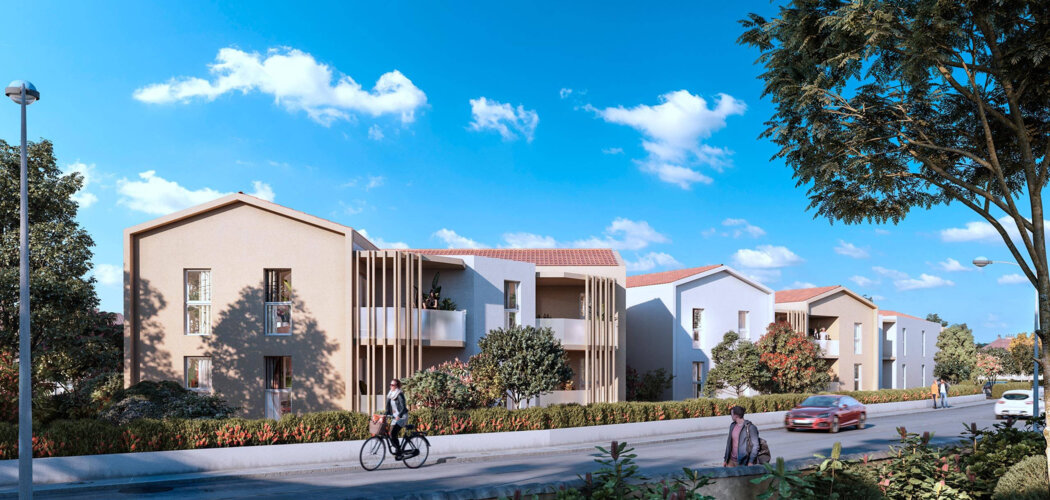 Programme immobilier neuf Le Carignan - Balaruc-les-Bains : logements neufs sécurisés et verdoyants proche des commodités (34540) - Référence : 15063