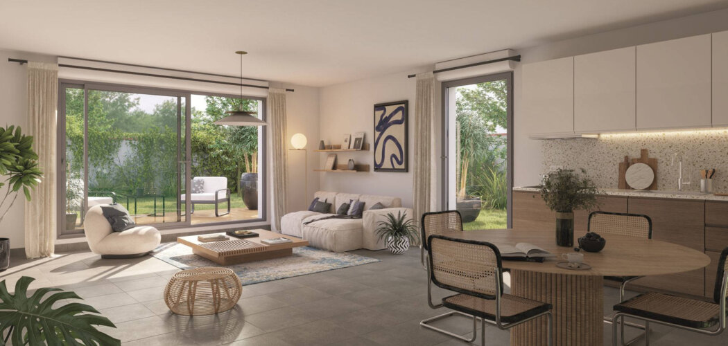 Programme immobilier neuf Le Patio des Berges - Beaucaire à deux pas de la gare (30300) - Référence : 10581