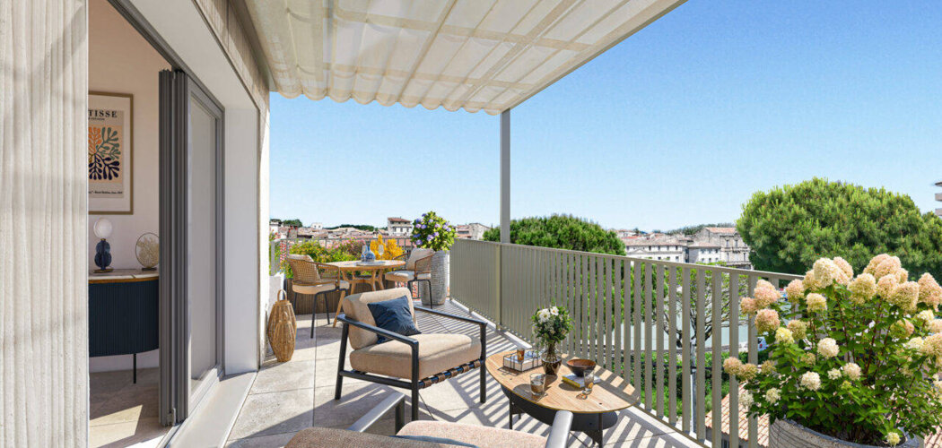 Programme immobilier neuf Le Patio des Berges - Beaucaire à deux pas de la gare (30300) - Référence : 10581