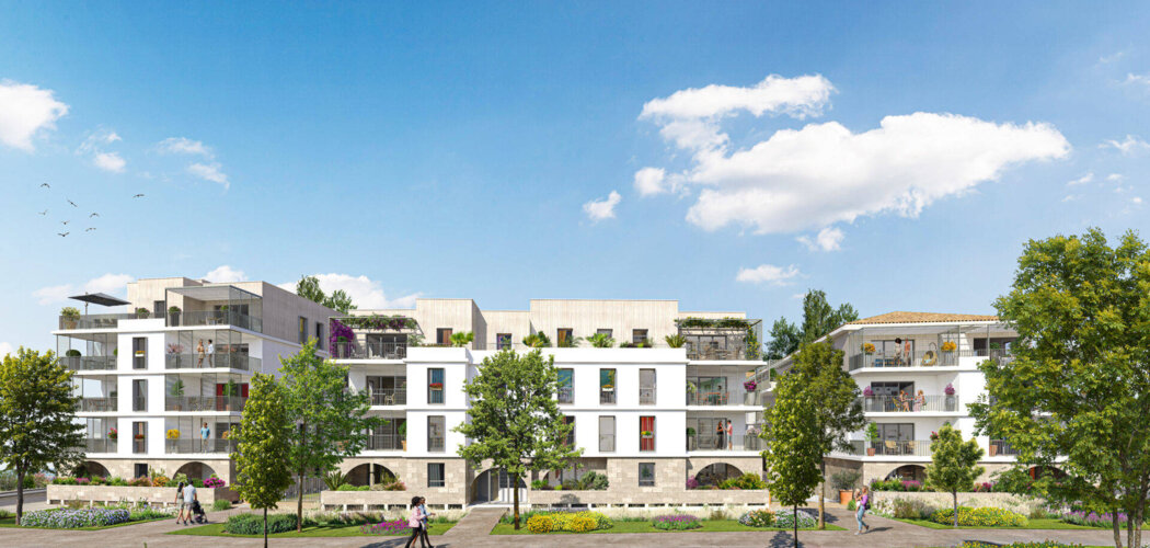 Programme immobilier neuf Le Patio des Berges - Beaucaire à deux pas de la gare (30300) - Référence : 10581