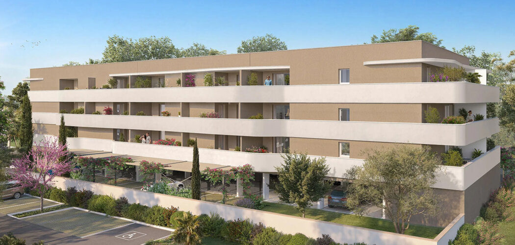 Programme immobilier neuf Le domaine du parc - Béziers à 18 min des plages dans le quartier Bastit (34500) - Référence : 18489