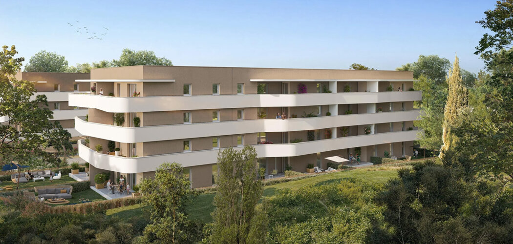 Programme immobilier neuf Le domaine du parc - Béziers à 18 min des plages dans le quartier Bastit (34500) - Référence : 18489