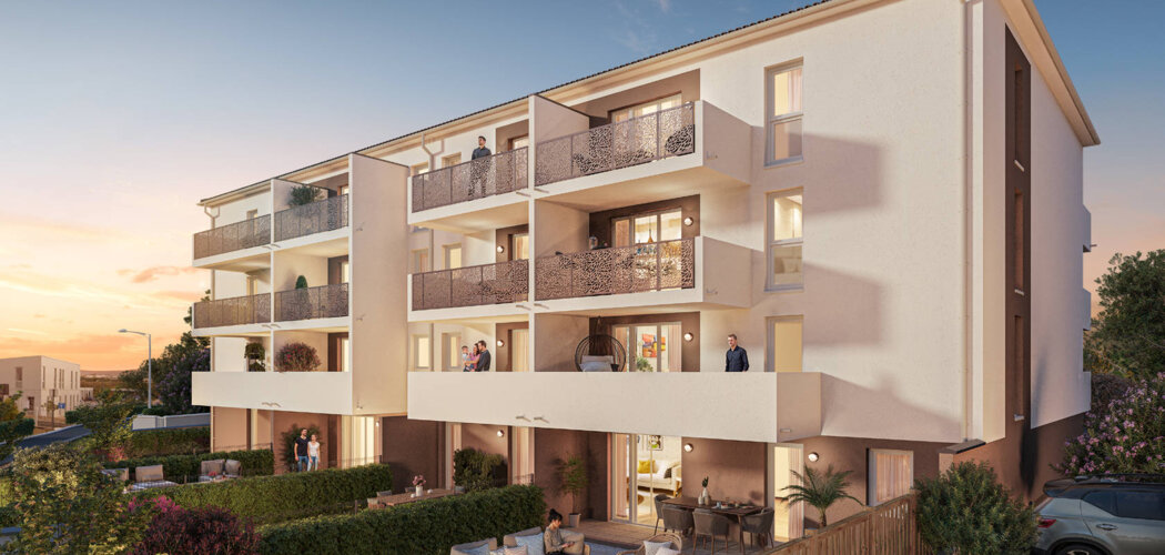 Programme immobilier neuf Ambre 2 - Béziers à proximité immédiate de la ville (34500) - Référence : 15098