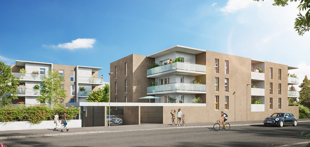 Programme immobilier neuf OSMOSE - Béziers : logements neufs T2–T4 proche du centre-ville (34500) - Référence : 15097