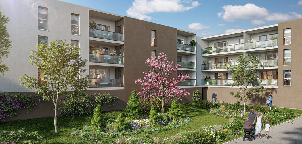 Programme immobilier neuf OSMOSE - Béziers : logements neufs T2–T4 proche du centre-ville (34500) - Référence : 15097