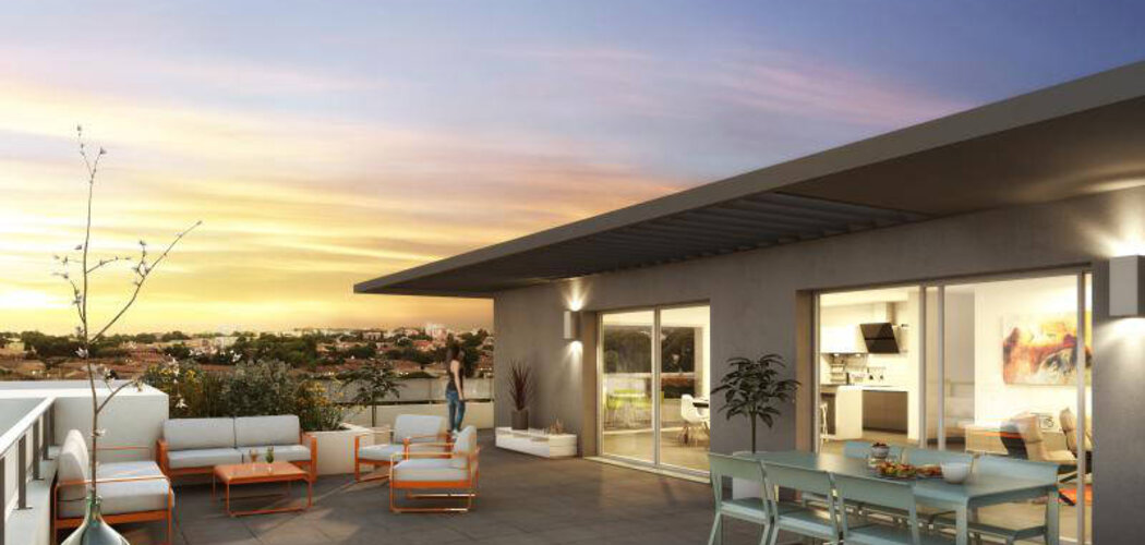 Programme immobilier neuf Perles d'ô - Béziers : Résidence studio–T4 avec cadre verdoyant et confort optimisé proche des espaces naturels (34500) - Référence : 14237