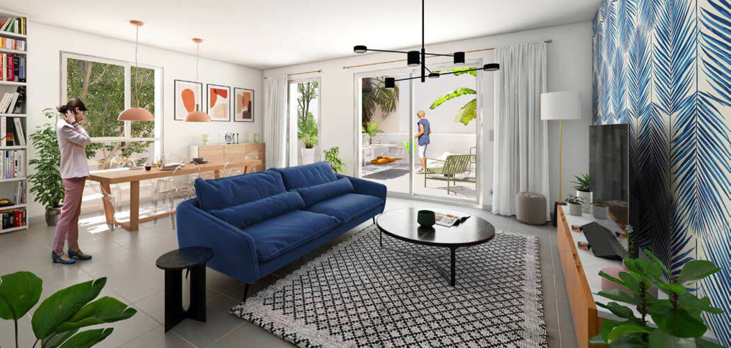 Programme immobilier neuf THEMIS - Castelnau-le-Lez aux portes de Montpellier à 1 min du T2 (34170) - Référence : 12217