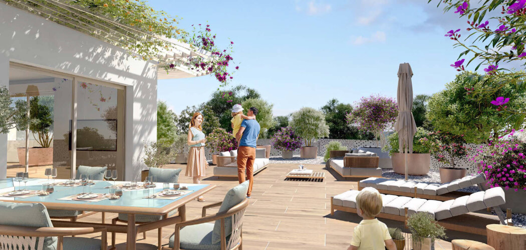 Programme immobilier neuf THEMIS - Castelnau-le-Lez aux portes de Montpellier à 1 min du T2 (34170) - Référence : 12217