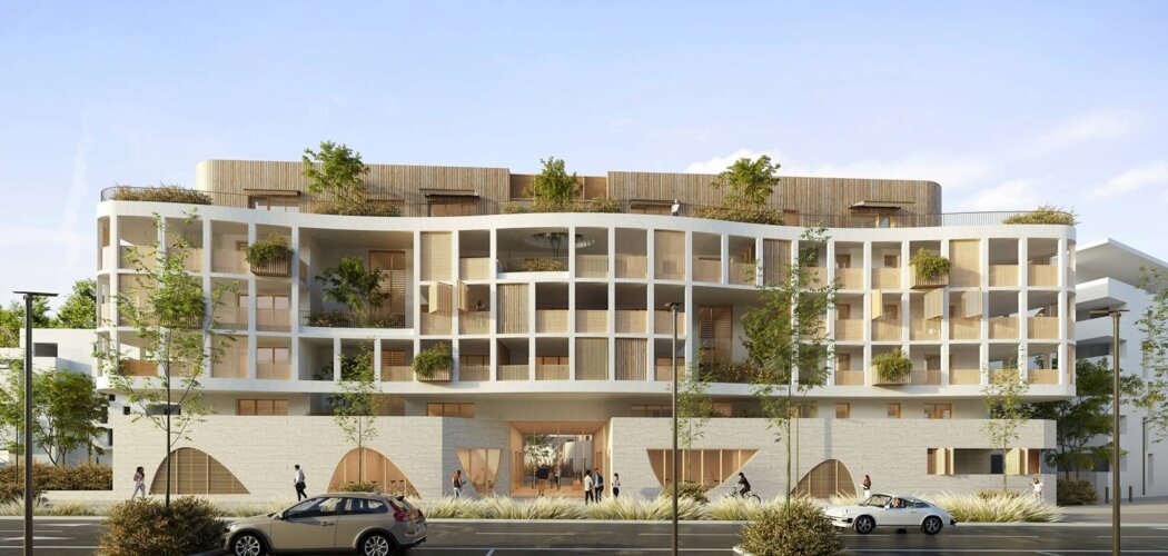 Programme immobilier neuf MITHASA - Castelnau-le-Lez : logements neufs écoresponsables face au parc de Verchant (34170) - Référence : 7368