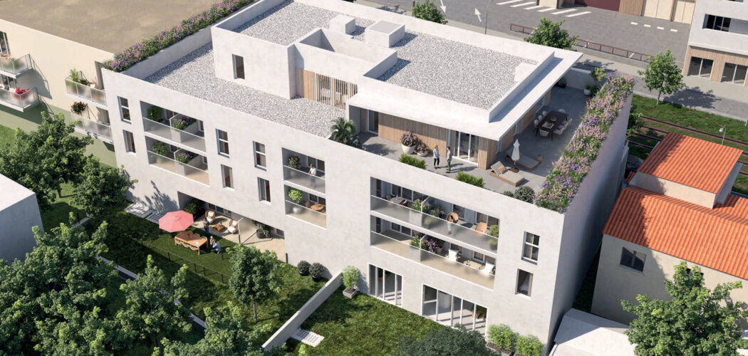 Programme immobilier neuf Atelier 13 - Castelnau-le-Lez, logements neufs et proximité tram 2 en quartier verdoyant (34170) - Référence : 9079