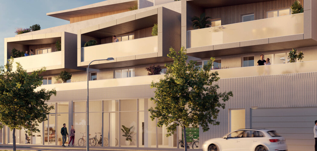 Programme immobilier neuf Atelier 13 - Castelnau-le-Lez, logements neufs et proximité tram 2 en quartier verdoyant (34170) - Référence : 9079