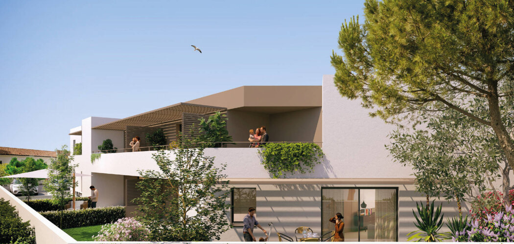 Programme immobilier neuf Villa Vinea - Castelnau-le-Lez : logements neufs sécurisés et lumineux proche des transports (34170) - Référence : 7646