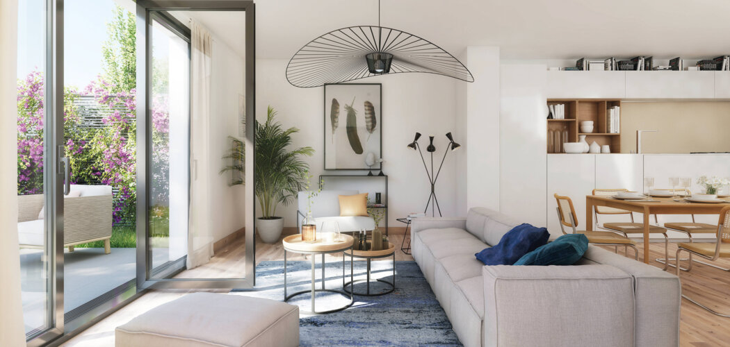 Programme immobilier neuf SOLENZANA - Castelnau-le-Lez : logements neufs T3–T5 avec terrasses et jardins proche des commerces (34170) - Référence : 9078
