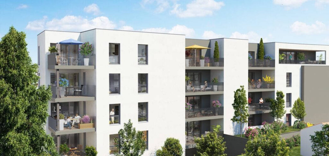 Programme immobilier neuf Les Terrasses de Rochet - Castelnau-le-Lez : Résidence T2–T4 avec cadre moderne et confort optimisé proche des transports (34170) - Référence : 5944