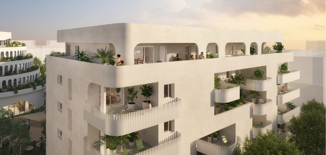Programme immobilier neuf MOVIMENTO - Castelnau-le-Lez ZAC Eureka, à proximité parc et tram bus (34170) - Référence : 12643
