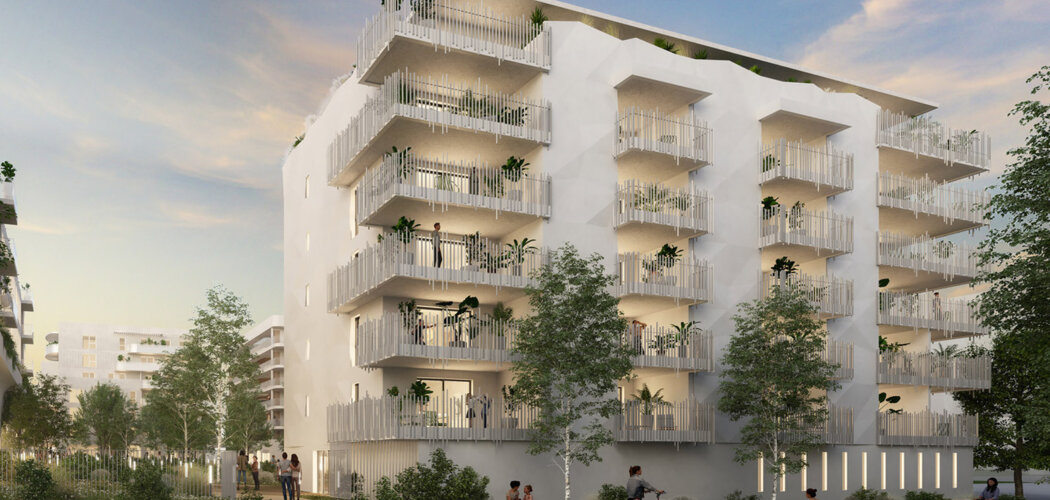 Programme immobilier neuf MOVIMENTO - Castelnau-le-Lez ZAC Eureka, à proximité parc et tram bus (34170) - Référence : 12643