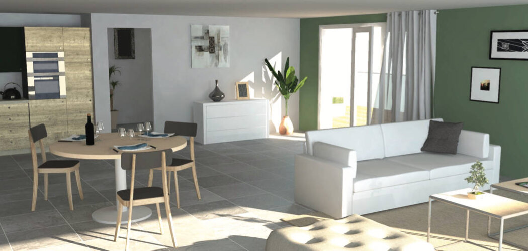 Programme immobilier neuf LES PORTES DE NIMES - Caveirac : Résidence T2–T3 avec cadre intimiste et confort optimisé proche des commodités (30820) - Référence : 11408