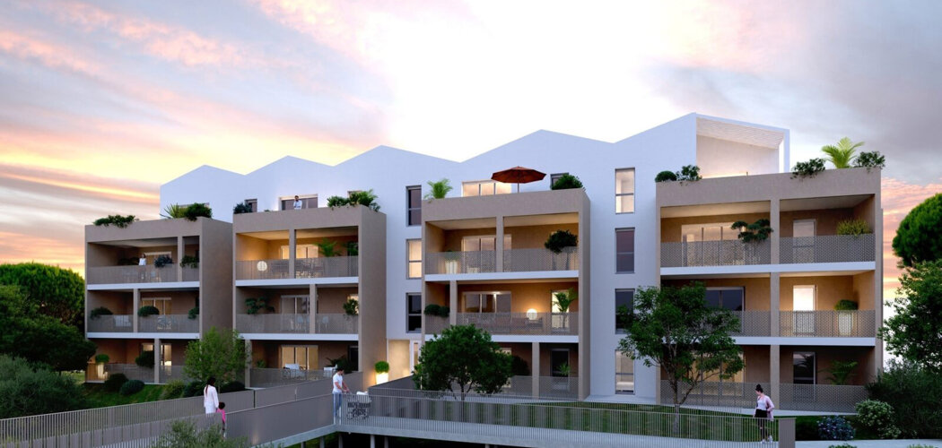 Programme immobilier neuf Le clos des violettes - Cournonterral à proximité de Montpellier en 25 min (34660) - Référence : 15165