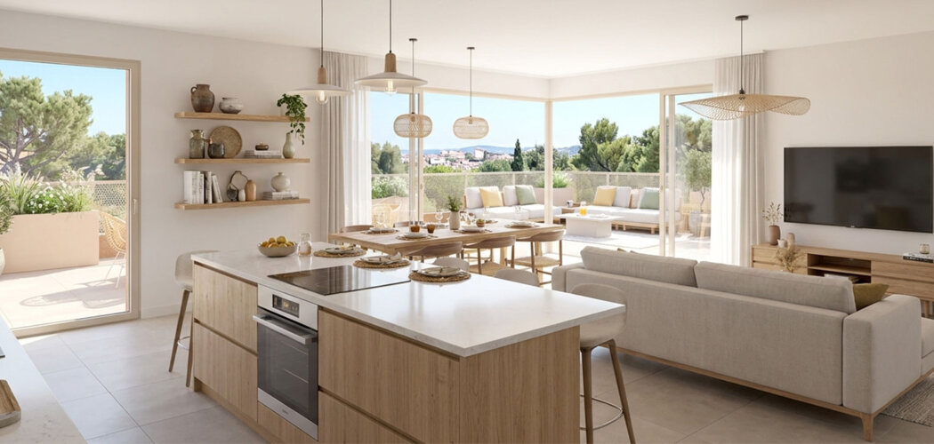 Programme immobilier neuf FAULA - Jacou résidence avec jardins aux portes de Montpellier (34830) - Référence : 17470
