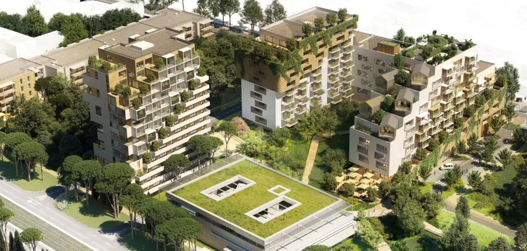 Programme immobilier neuf ILOT DES PLATANES - Lattes cadre urbain végétalisé proche tram appartements avec terrasse (34970) - Référence : 17163