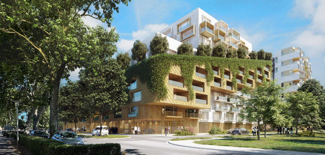 Programme immobilier neuf Îlot des Platanes - Lattes réhabilitation au pied du tramway Soriech (34970) - Référence : 18000