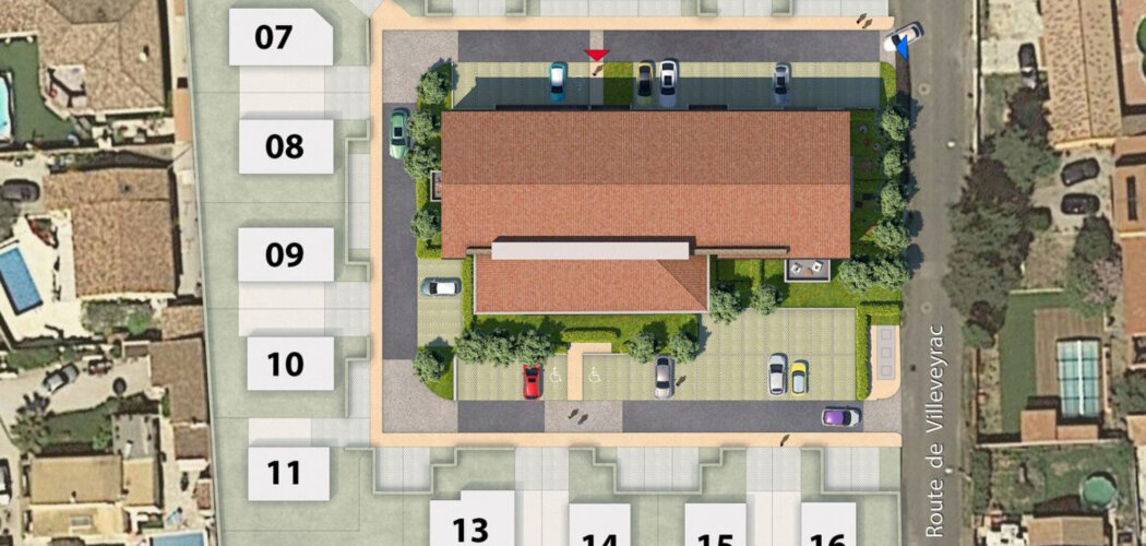 Programme immobilier neuf Domaine de Nysa - Loupian : Résidence T2–T4 avec cadre viticole et confort optimisé proche des commodités (34140) - Référence : 5943