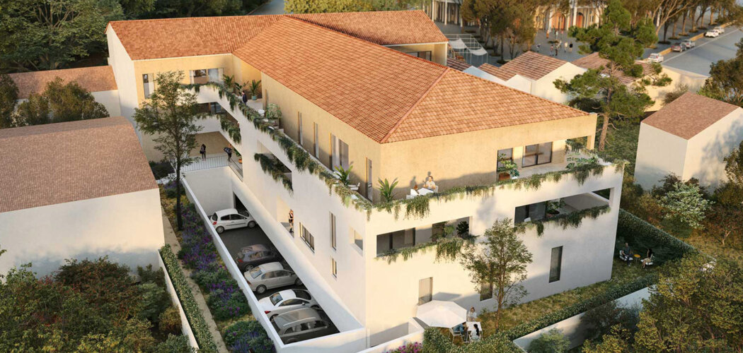 Programme immobilier neuf LES TERRASSES DES ARENES - Lunel centre à deux pas de la gare (34400) - Référence : 12811