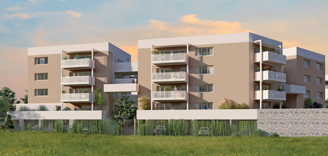 Programme immobilier neuf Oikos - Mauguio au coeur quartier La Font (34130) - Référence : 12956