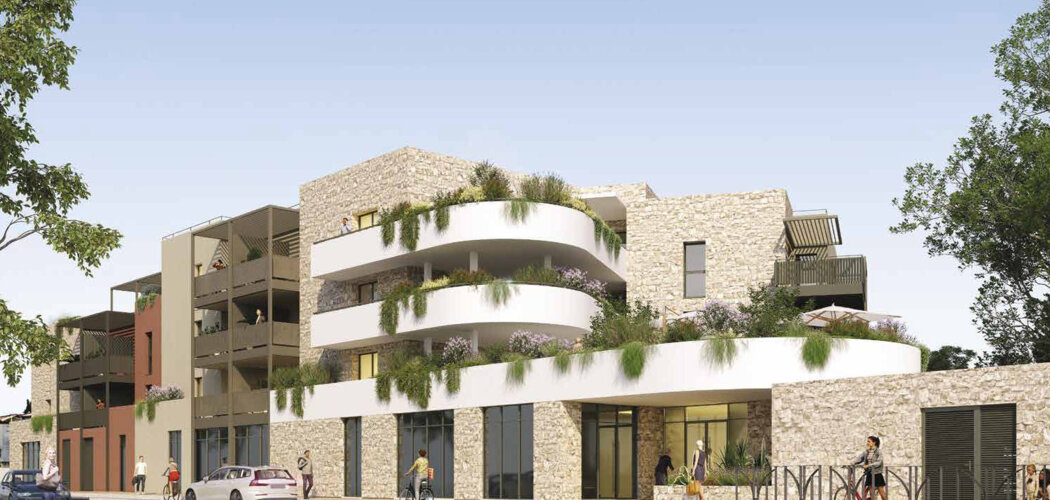 Programme immobilier neuf LE JARDIN DE CASTILLE - Mauguio : résidence séniors avec 95 logements du studio au T3 proche du centre (34130) - Référence : 15059